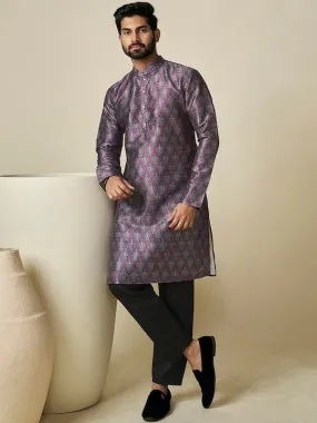 Ethnic Motif Printed Straight Kurta