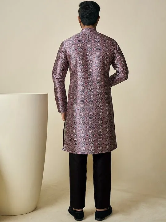 Ethnic Motif Printed Straight Kurta