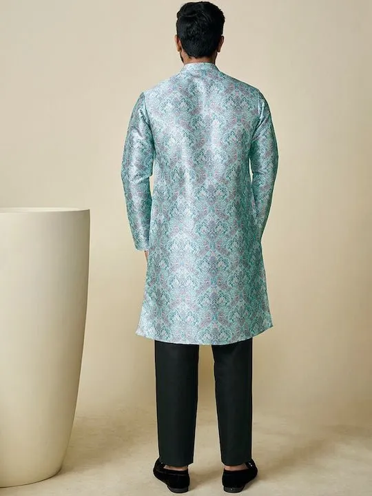 Ethnic Motif Printed Straight Kurta