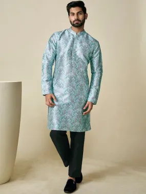 Ethnic Motif Printed Straight Kurta