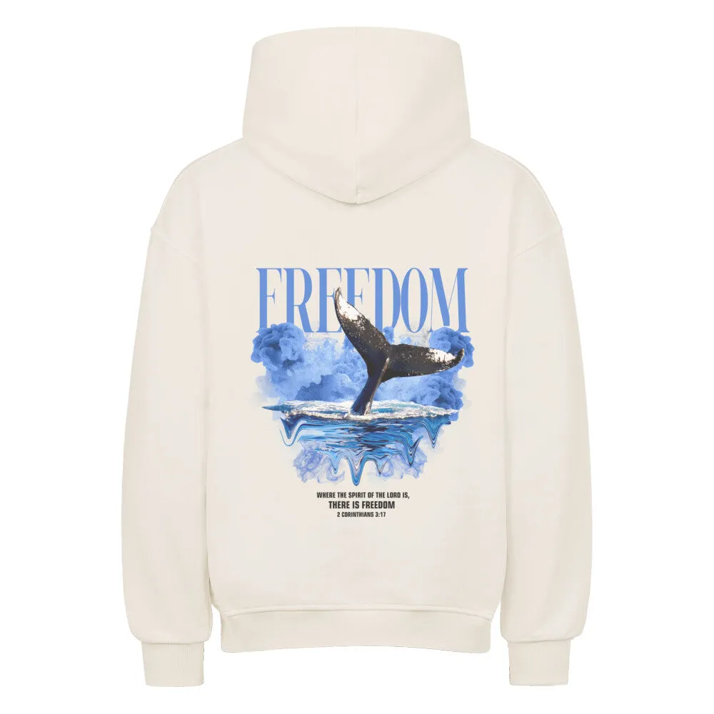 Freedom Oversized Hoodie BackPrint