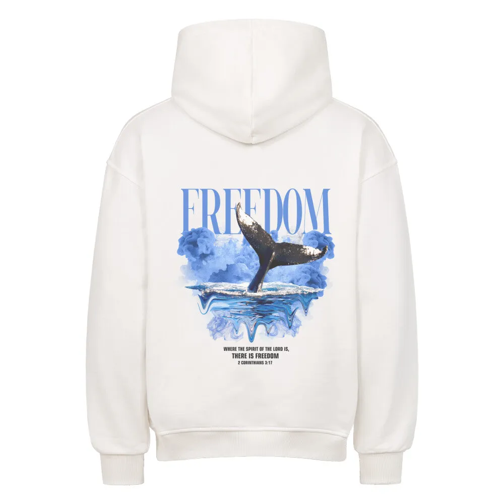 Freedom Oversized Hoodie BackPrint