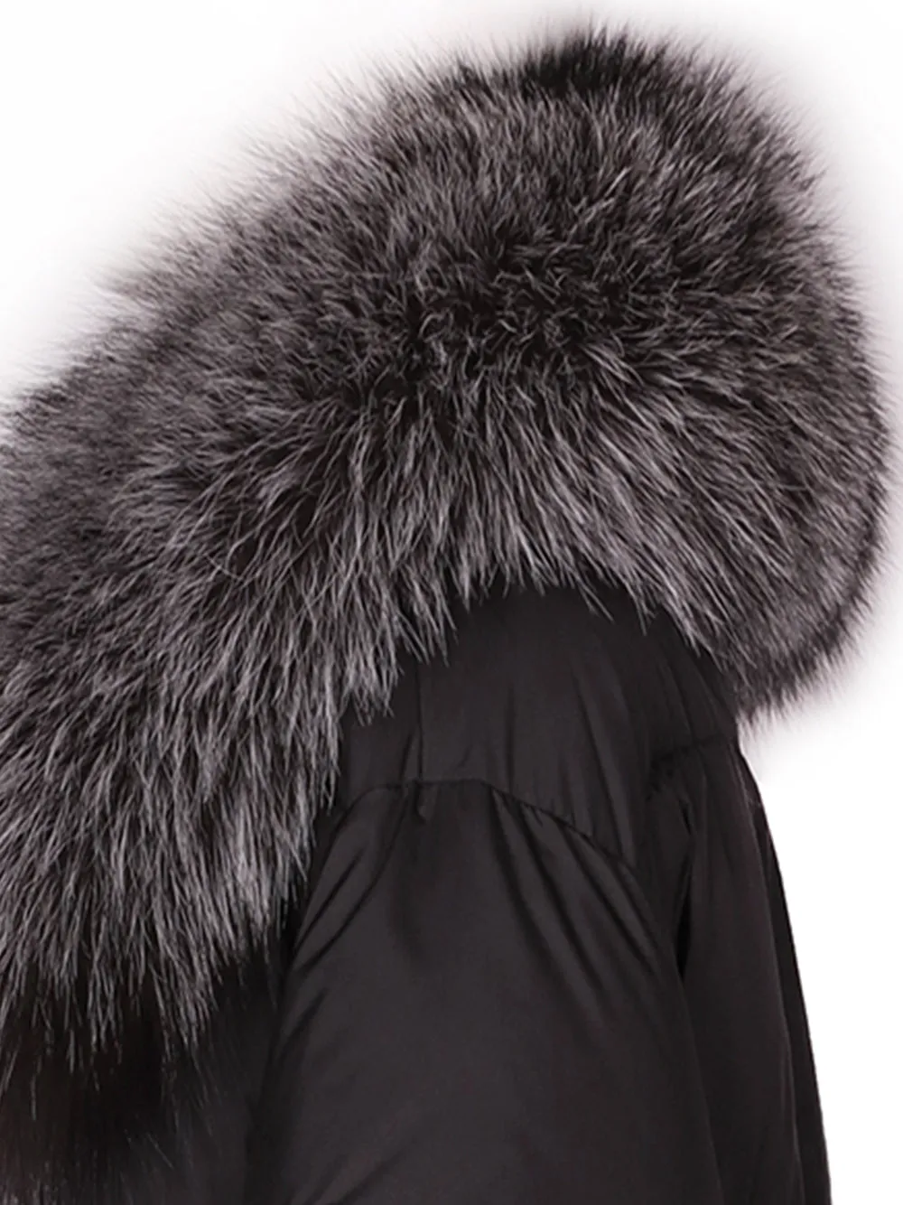 Fur Trim Long Down Jacket