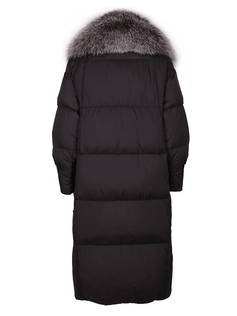 Fur Trim Long Down Jacket