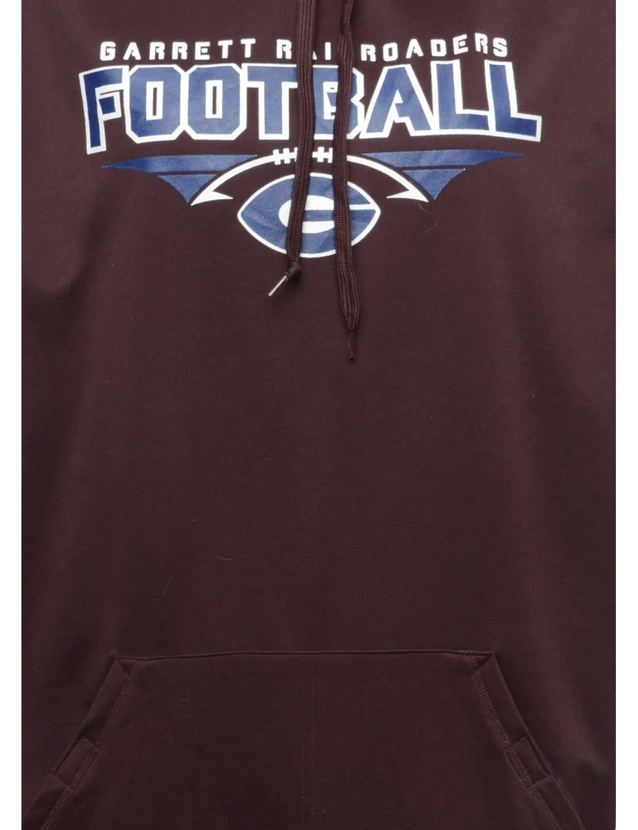 Garret Football Printed Hoodie - XL