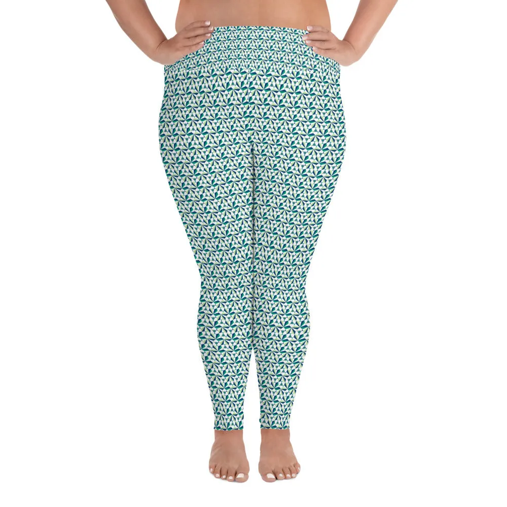 Genius Series Adult Plus Size Leggings - Sierpinski