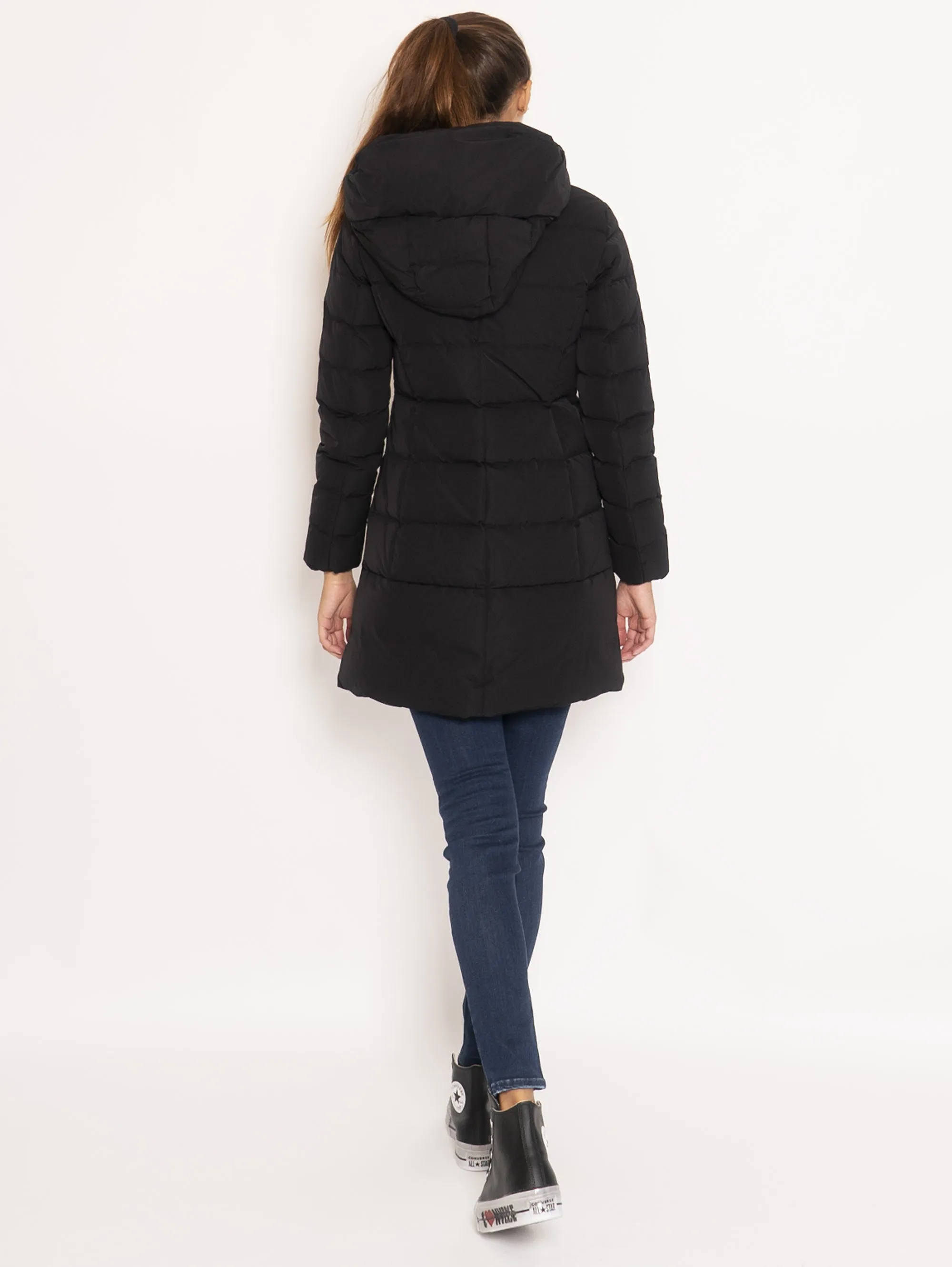 Giaccone Parka in City Fabric - Nero