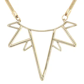 Gold Collar Sun Necklace