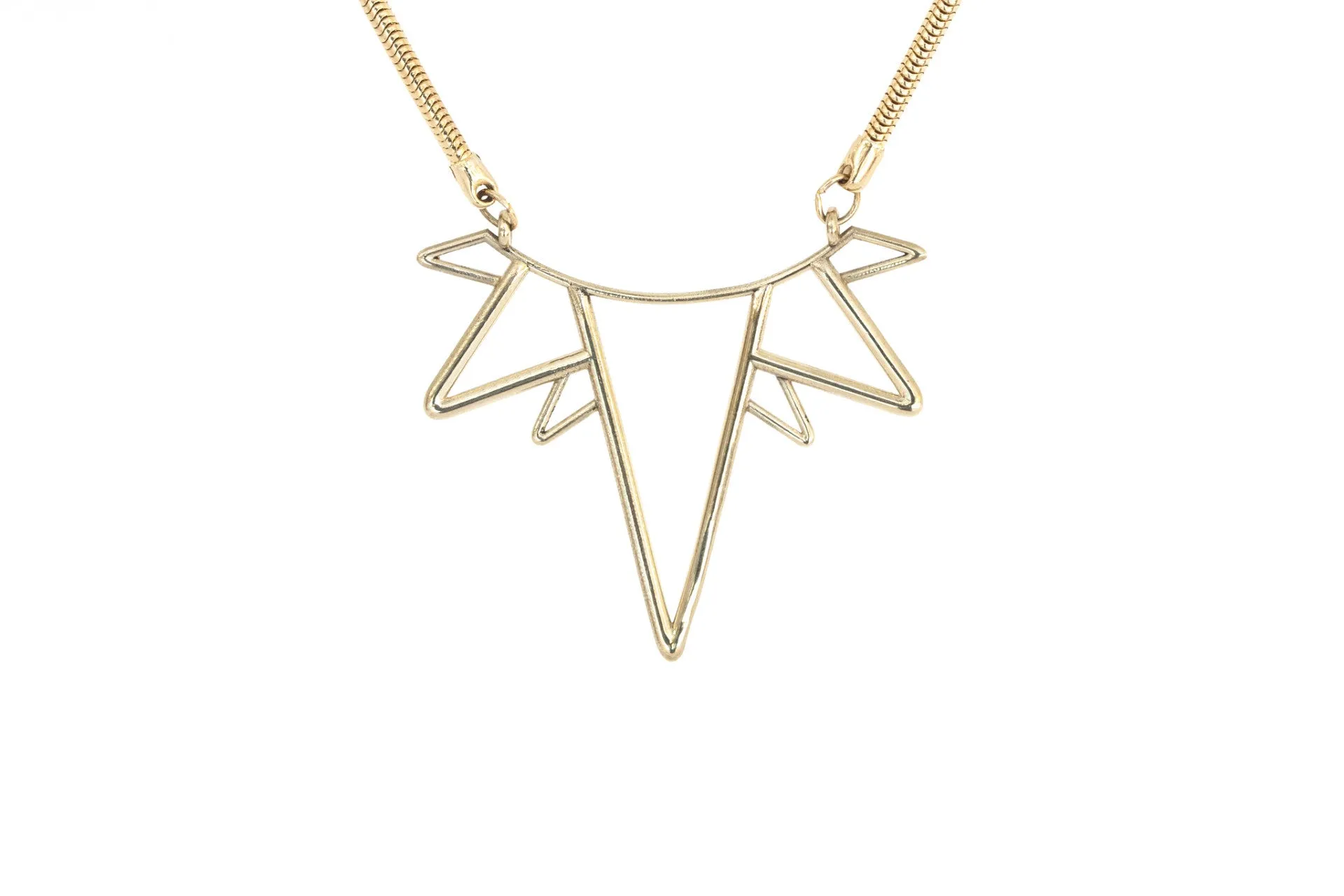 Gold Collar Sun Necklace