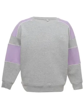 Grey Plain Sweatshirt - S