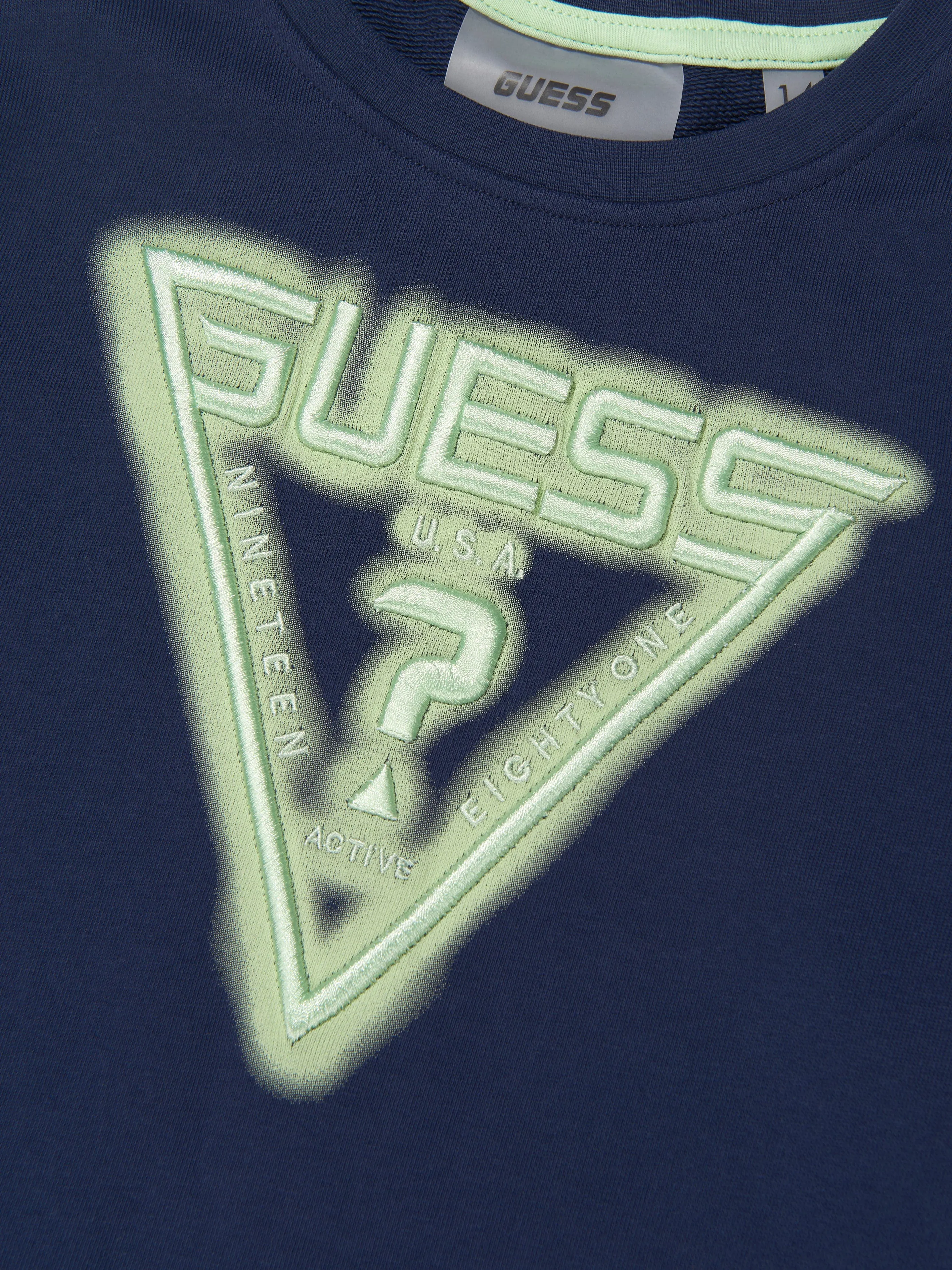 Guess Boys Logo Sweatshirt in Blue