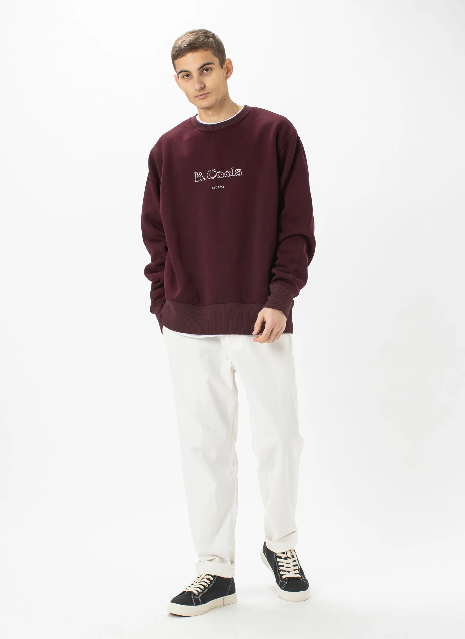 Heritage Crew Sweatshirt Oxblood