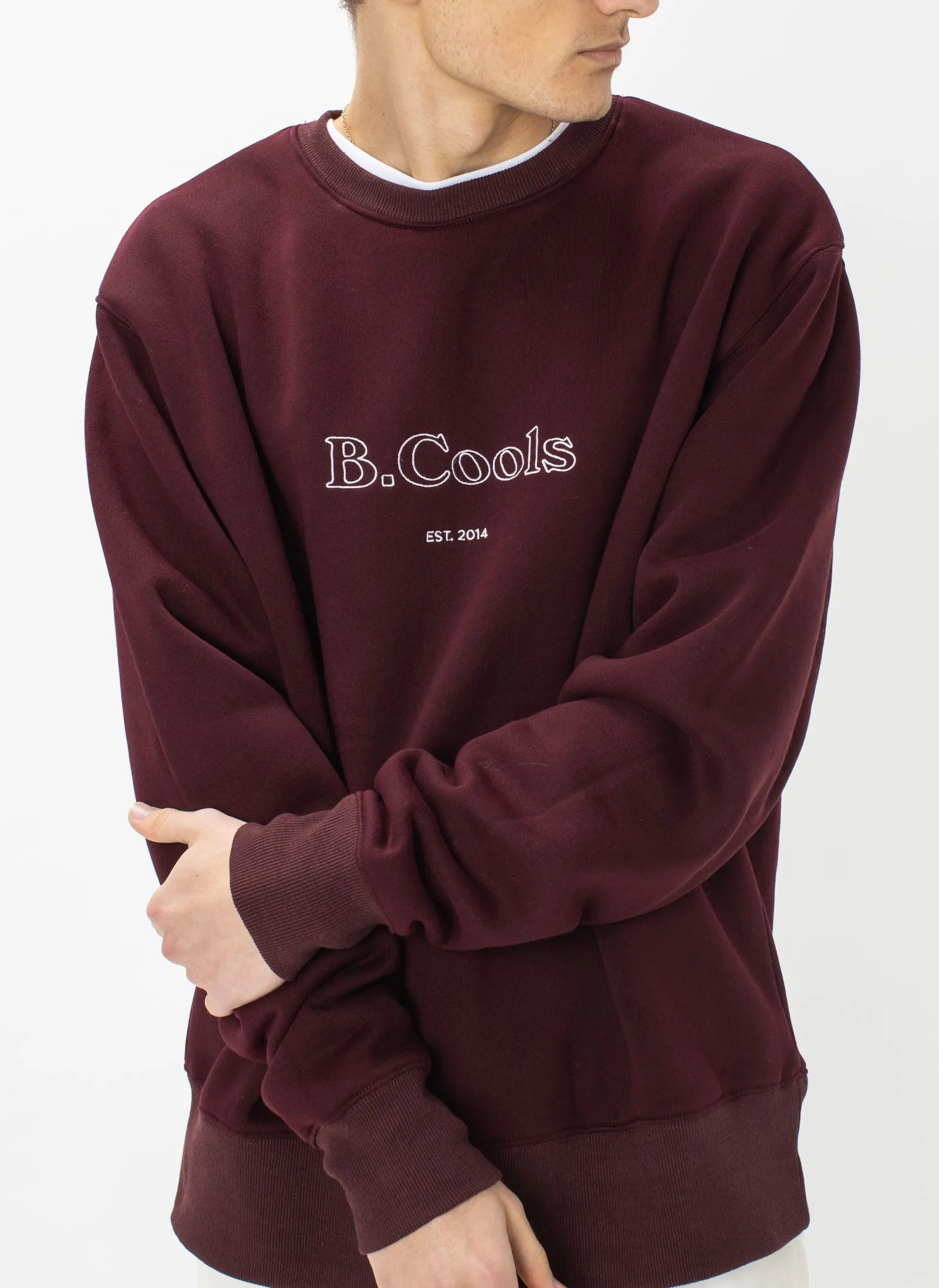 Heritage Crew Sweatshirt Oxblood