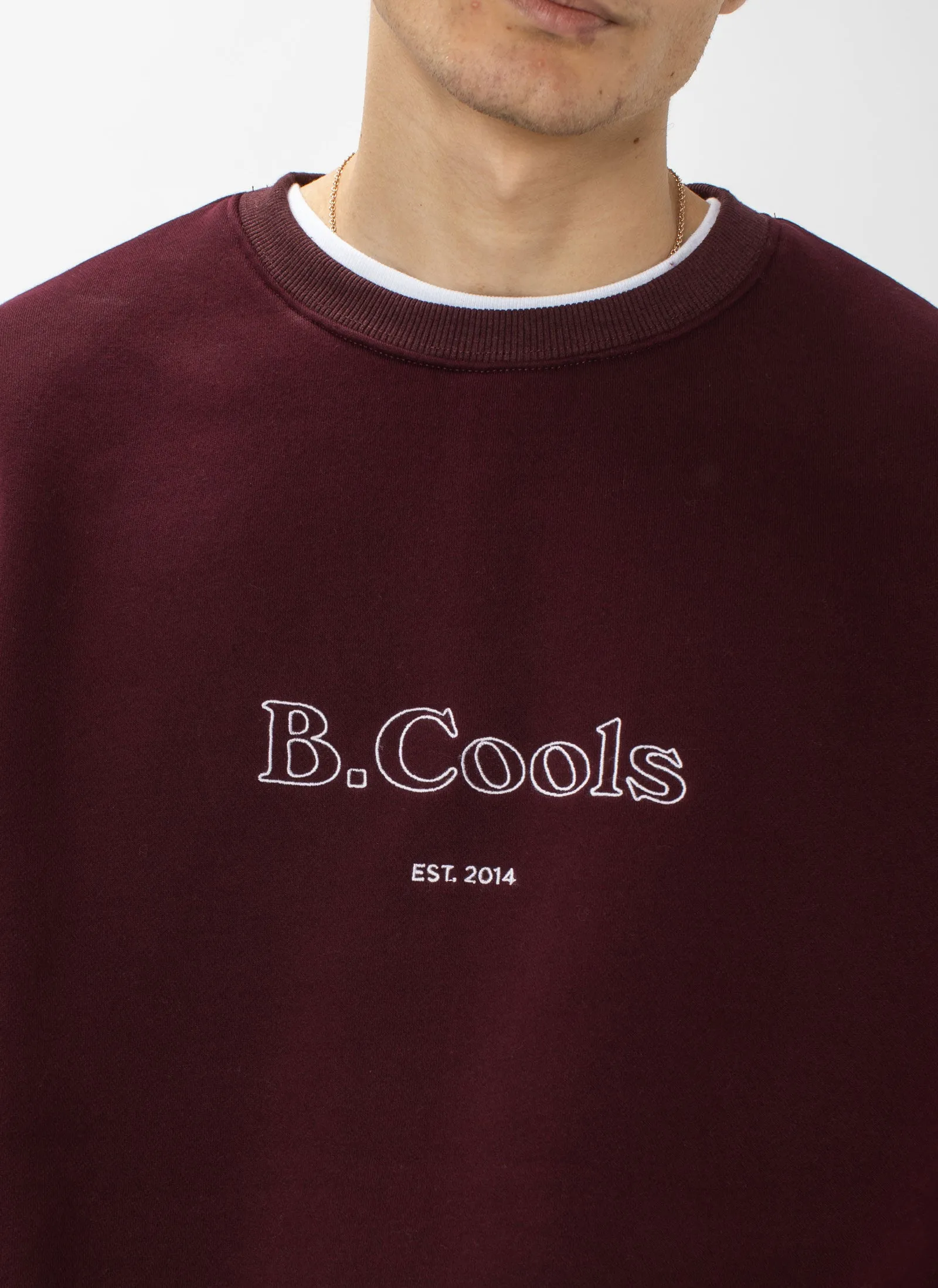 Heritage Crew Sweatshirt Oxblood