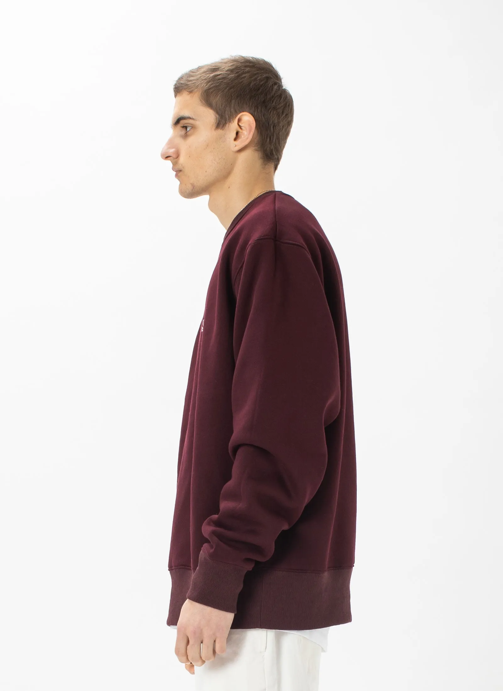 Heritage Crew Sweatshirt Oxblood