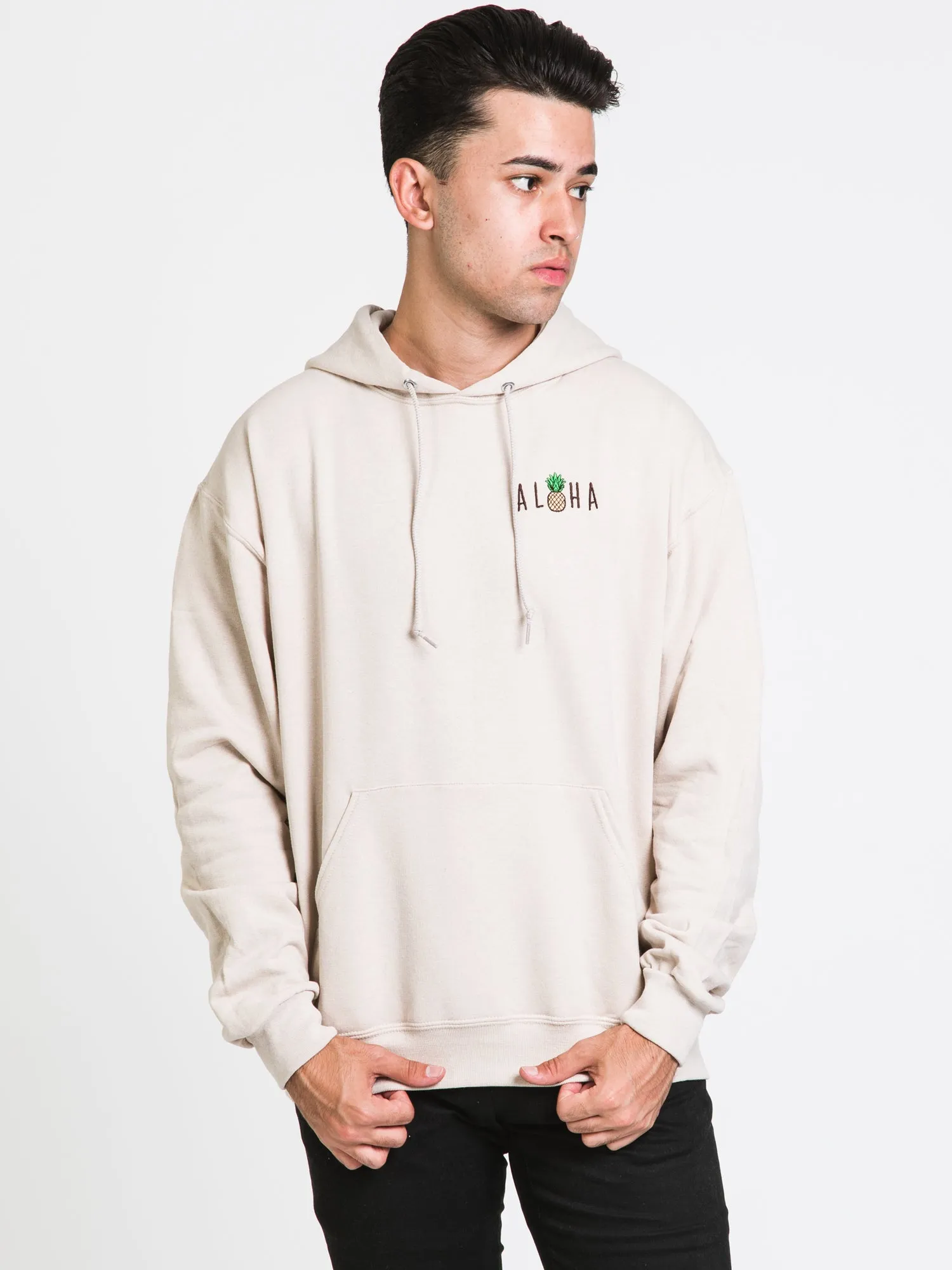 HOTLINE APPAREL ALOHA EMBROIDERED HOODIE - CLEARANCE