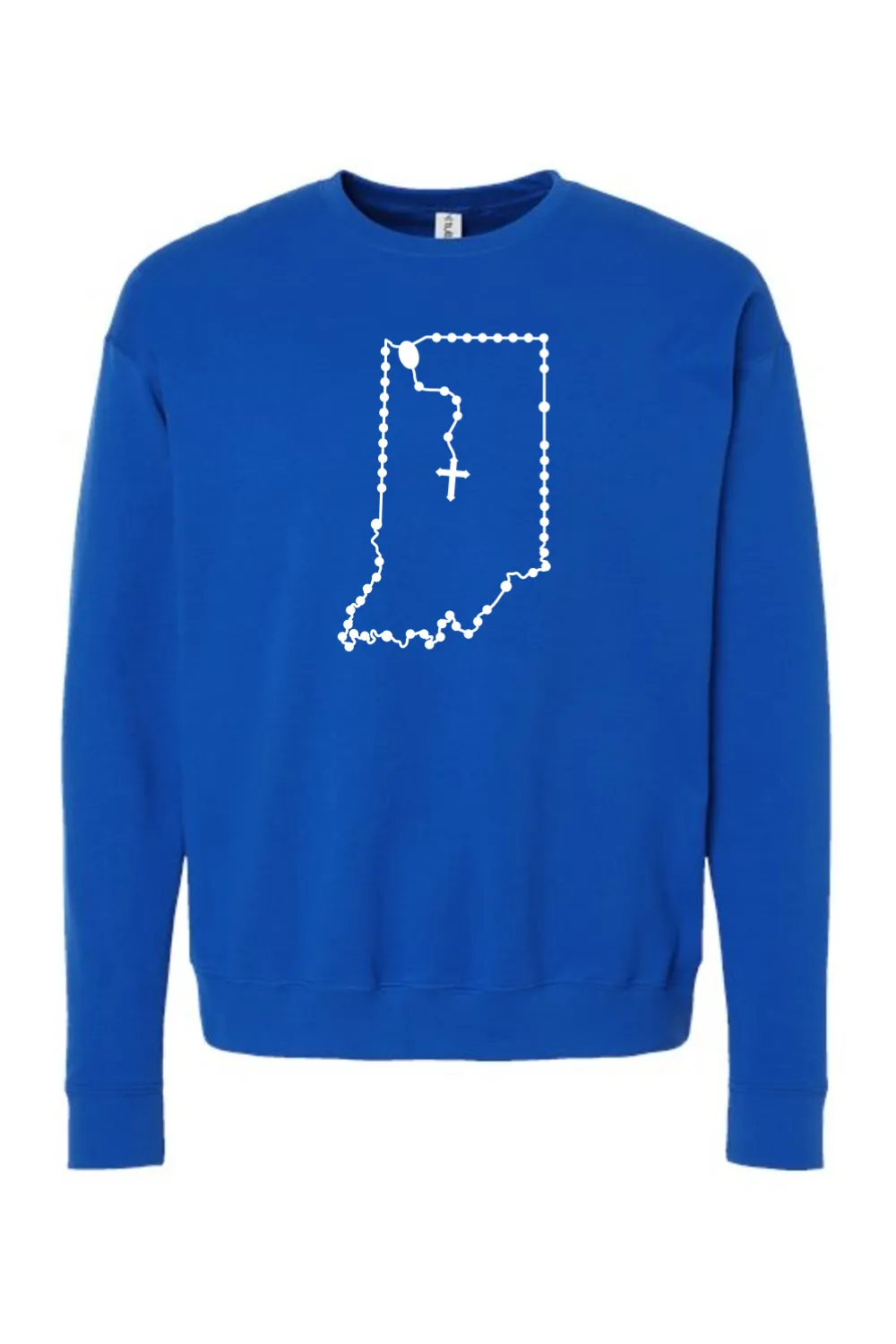 Indiana Catholic Rosary Crewneck Sweatshirt