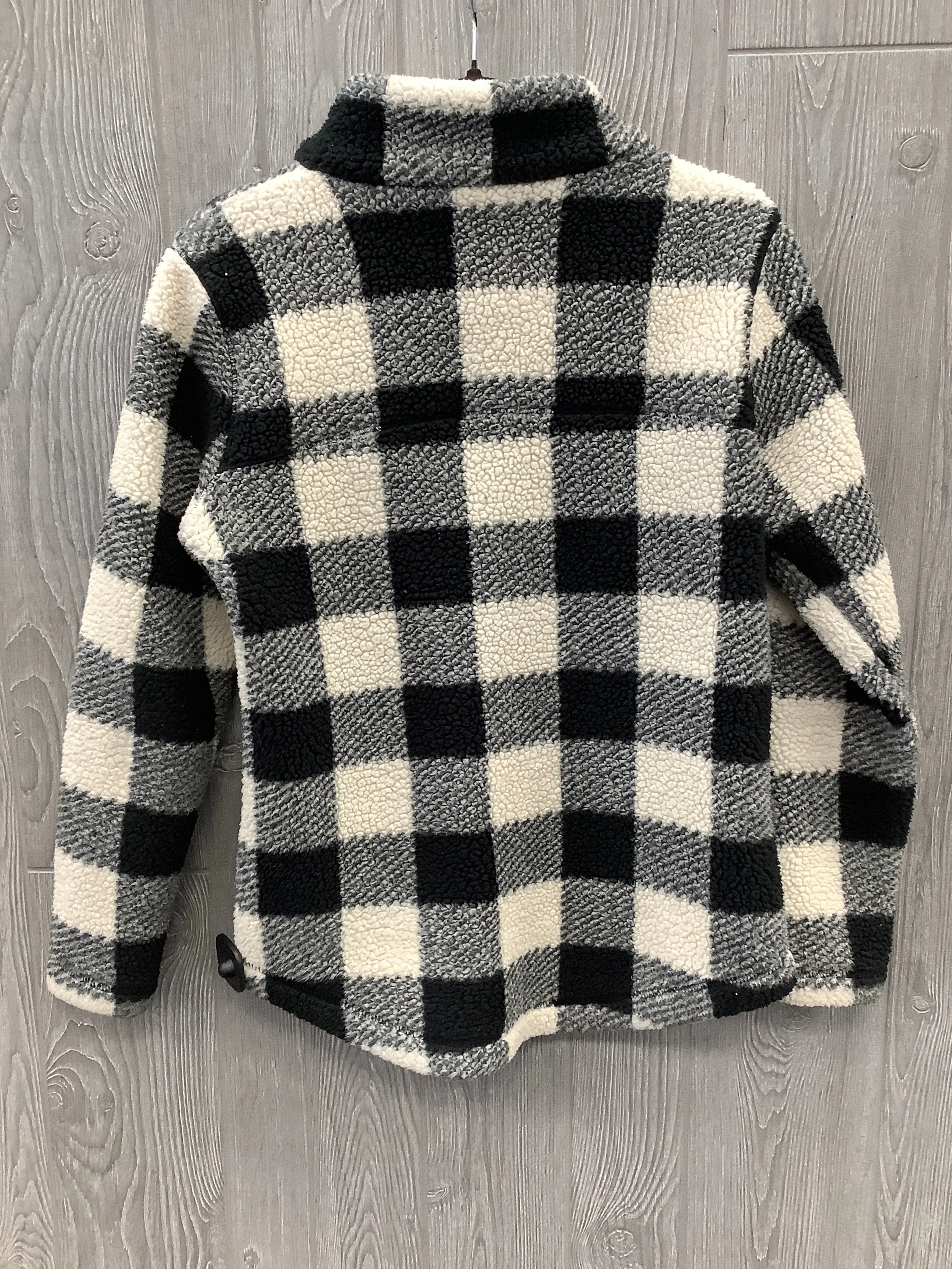 Jacket Faux Fur & Sherpa By Columbia In Plaid Pattern, Size: S