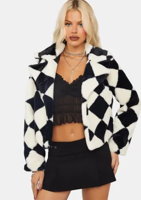 Jokes On You Faux Fur Jacket