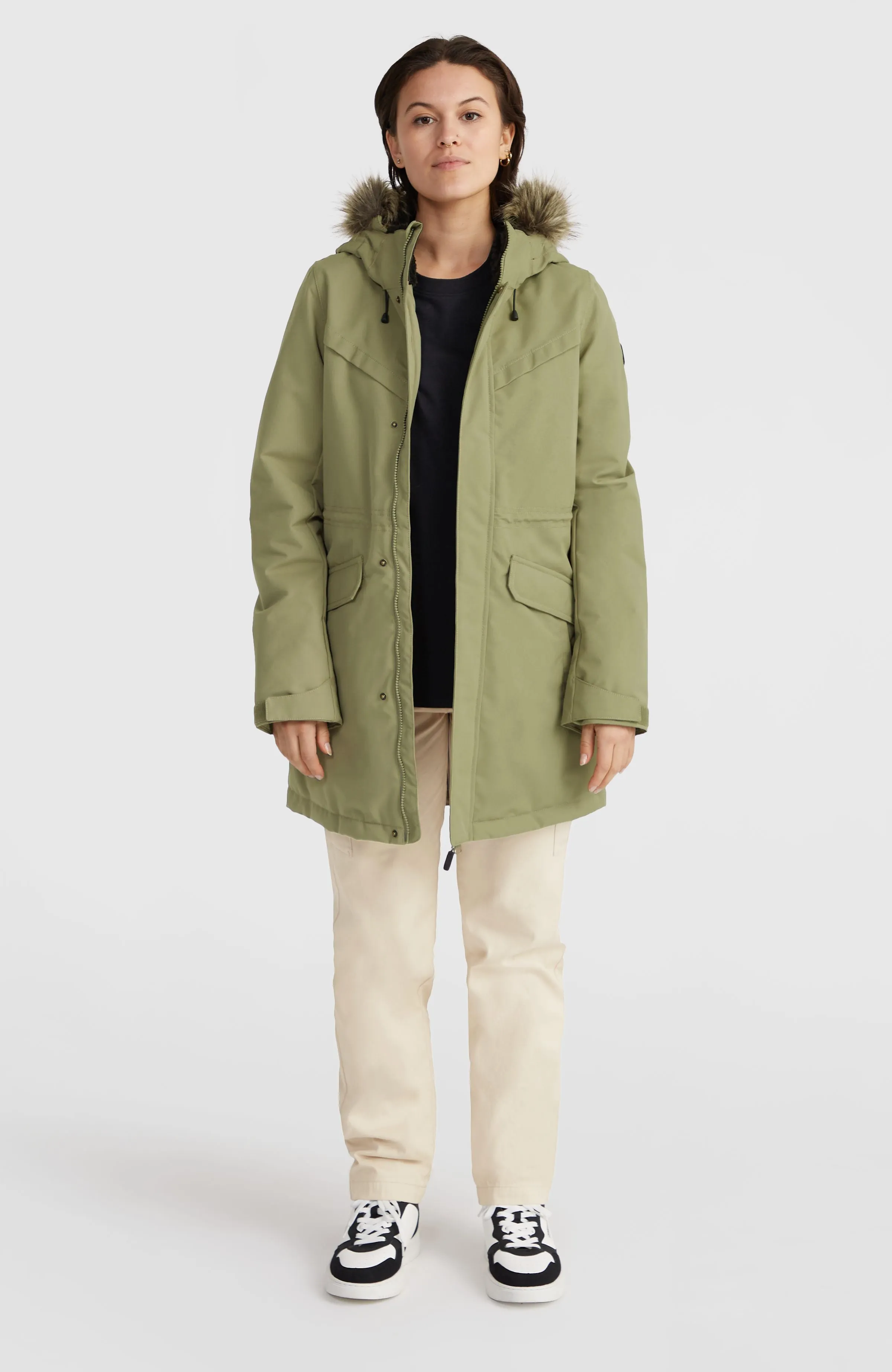 Journey Parka Jacket | Deep Lichen Green