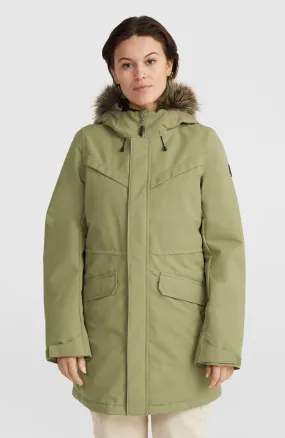 Journey Parka Jacket | Deep Lichen Green