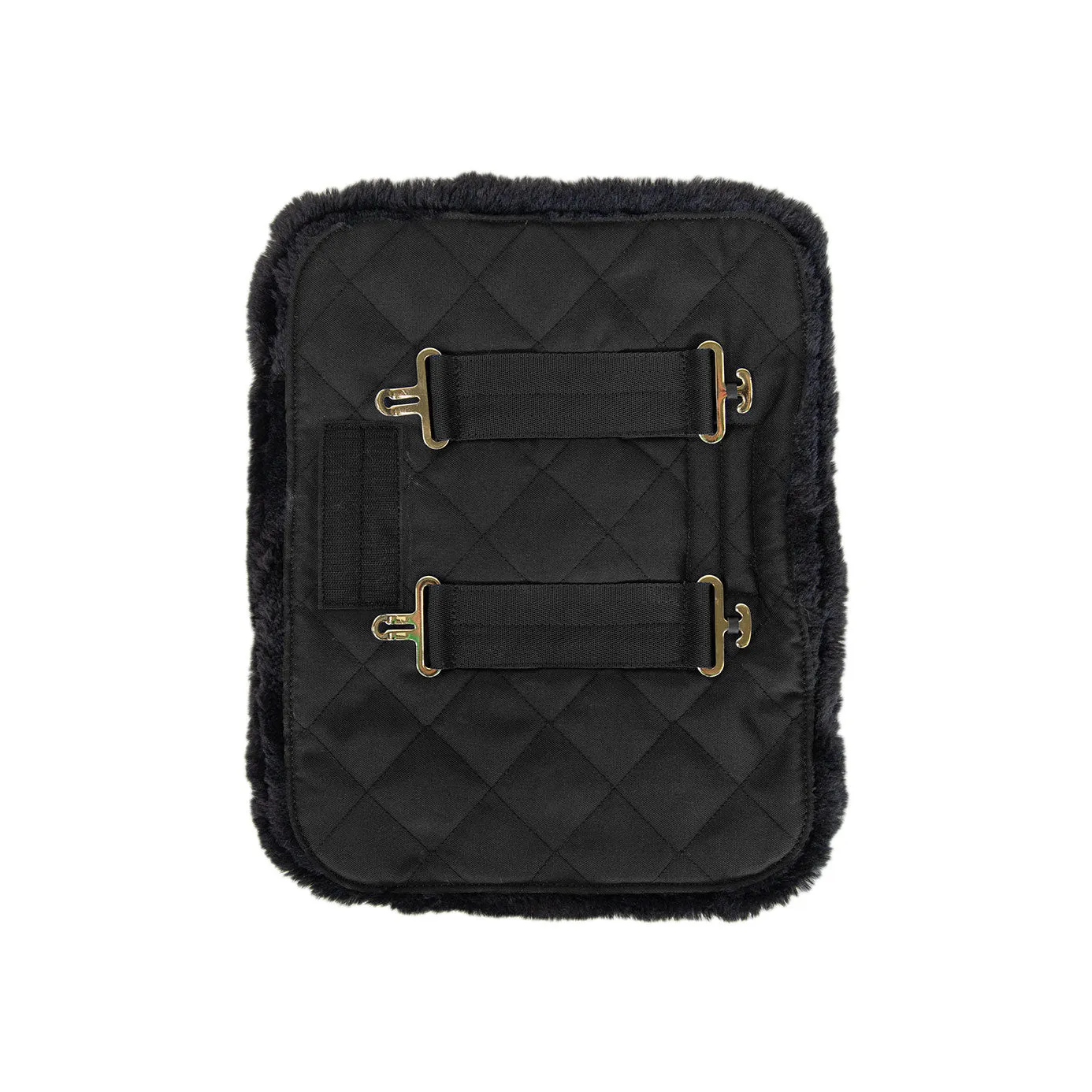 Kentucky Horsewear Quilted Sheepskin Chest Expander - Black