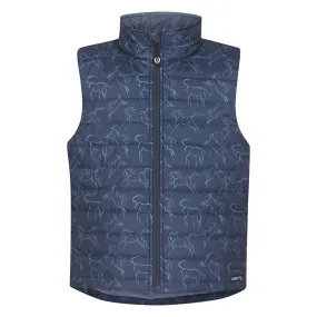 Kids Winter Whinnies Quilted Vest