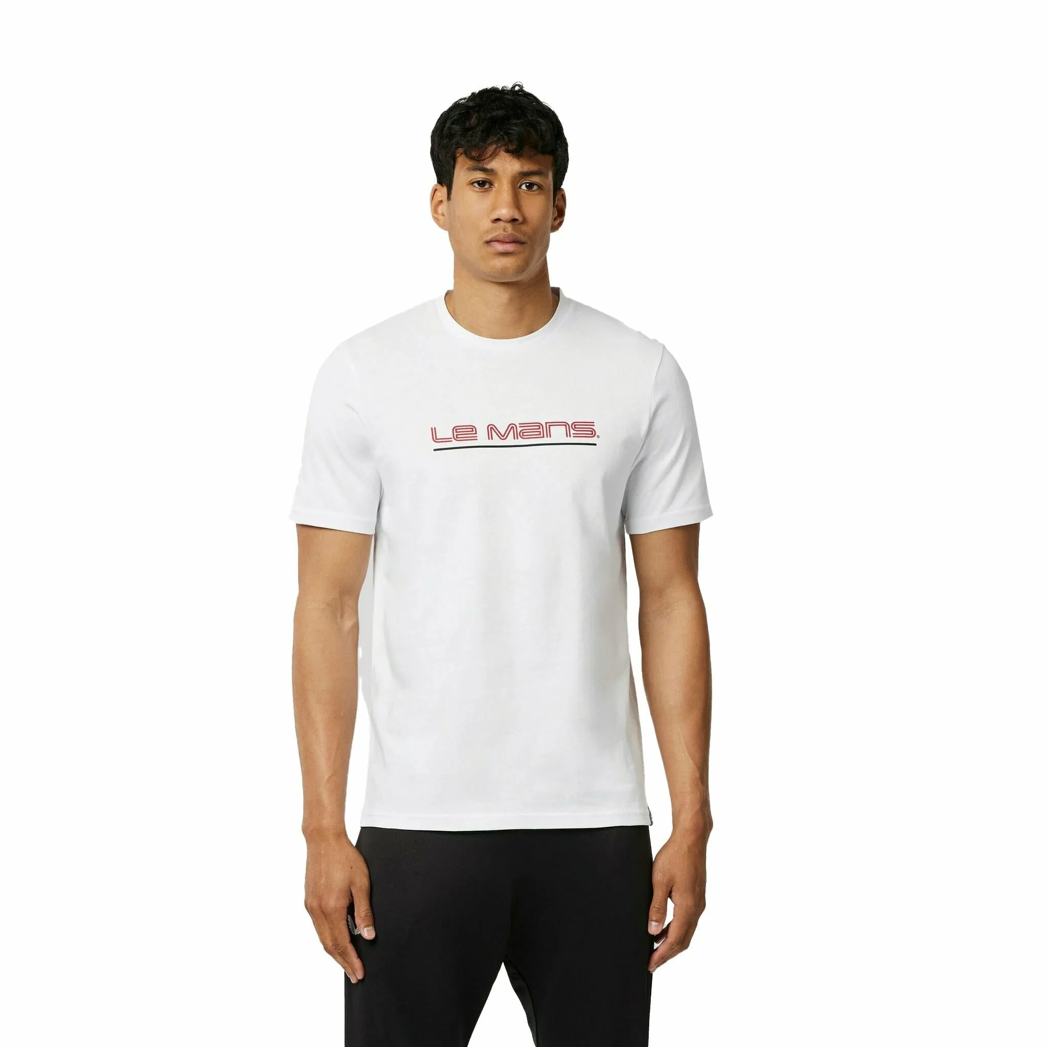 Le Mans 24 Hours Men's Lifestyle T-Shirt- Black/White