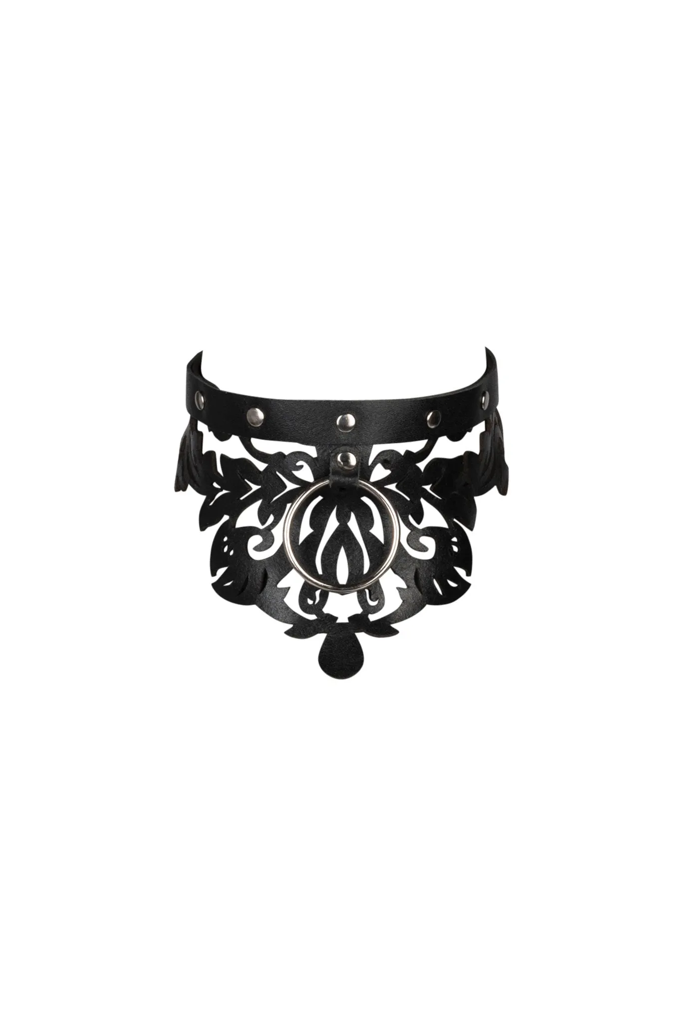 Lucy Lasercut Leather Collar