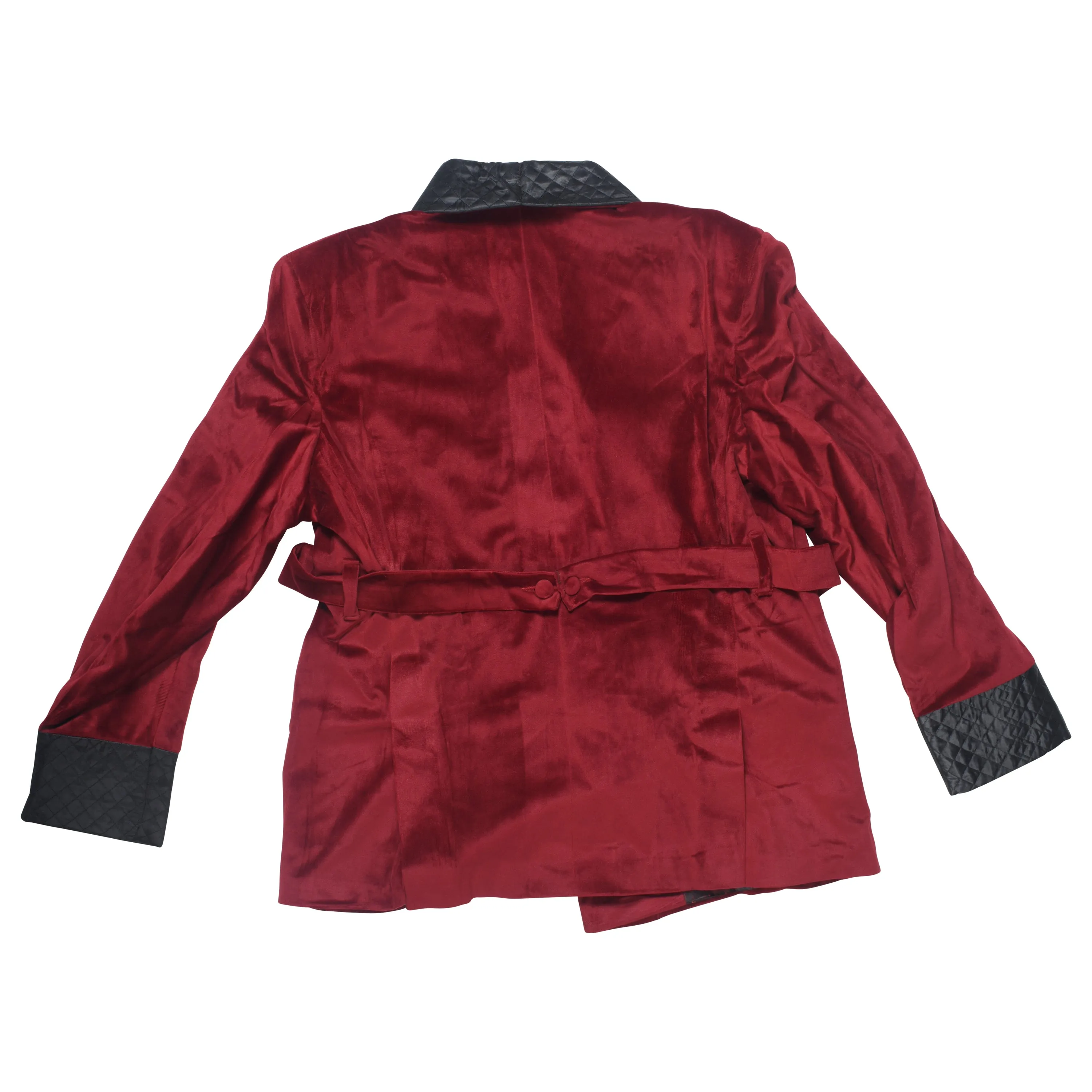 Mens Quilted Jackets Maroon Velvet Jacket Hosting Evening Party Wear Coat Blazers