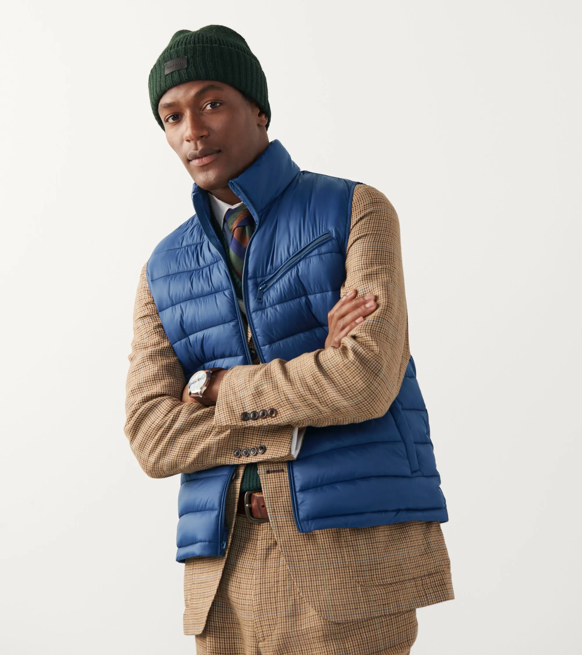 Men's Quilted Zip-Up Vest