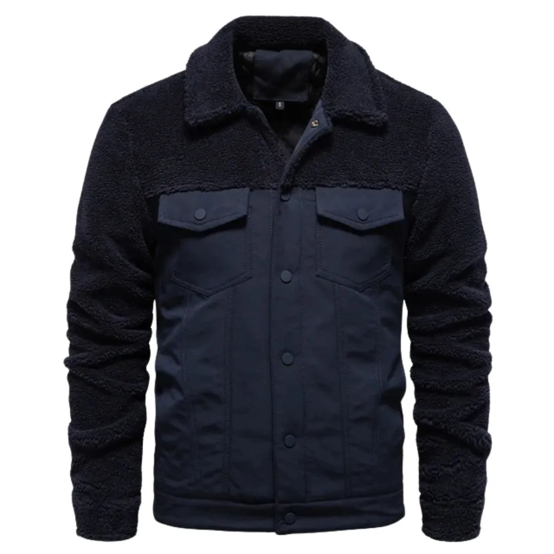 Men's Sherpa Fleece Winter Jacket