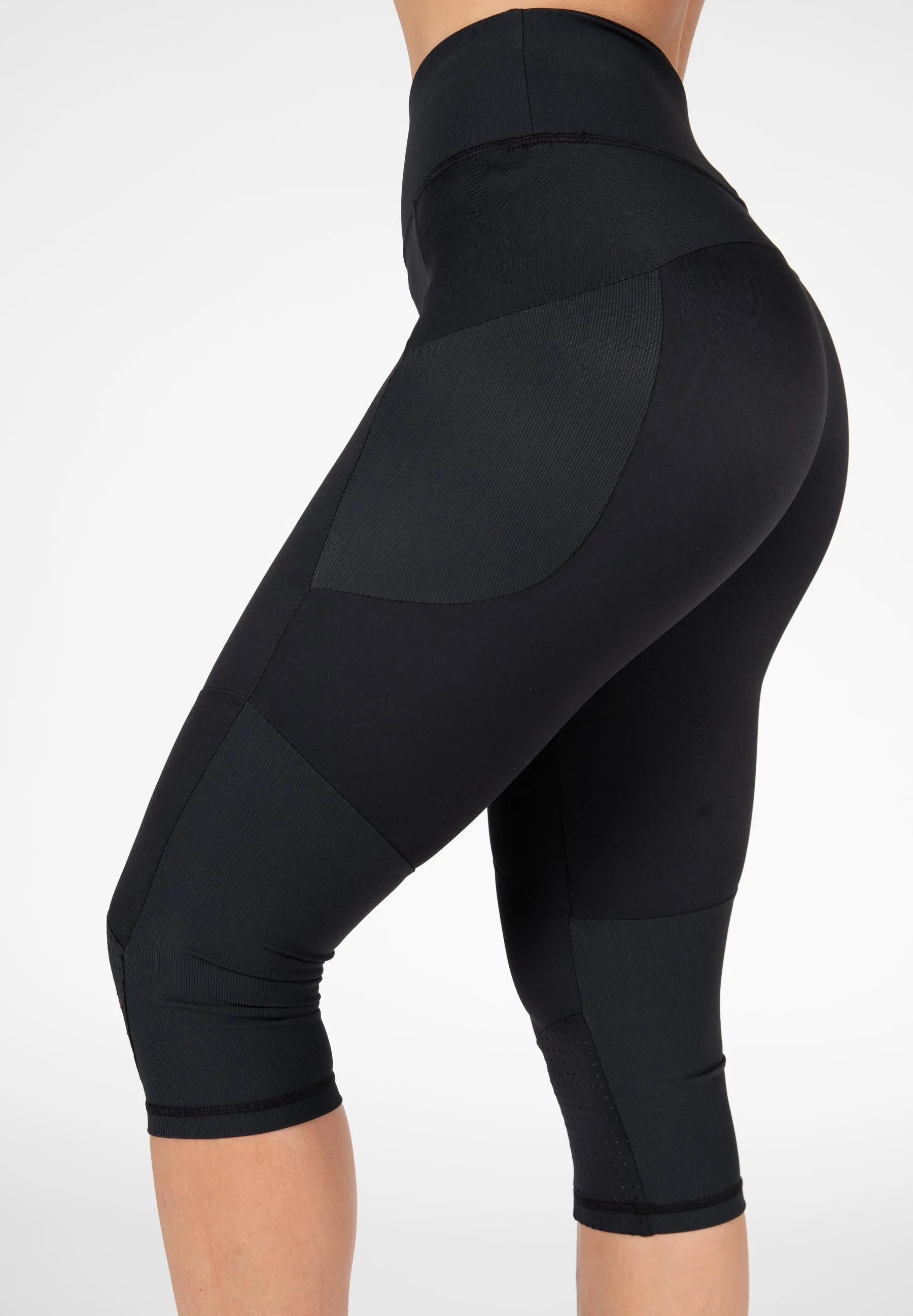 Monroe Cropped Leggings - Black