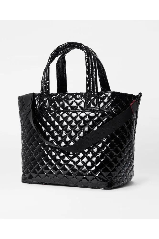 MZ Wallace Metro Tote Deluxe Large Quilted Bag 1242X1742 | Black Lacquer