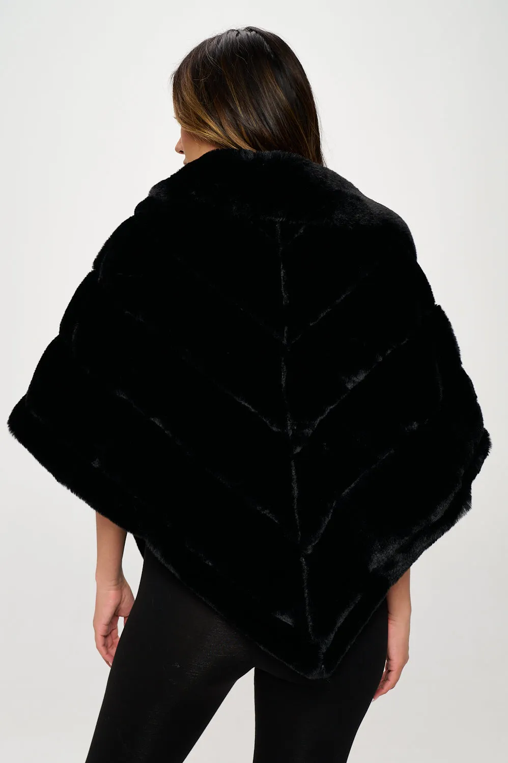 NEW!! Ritz Faux Fur Wrap in Black