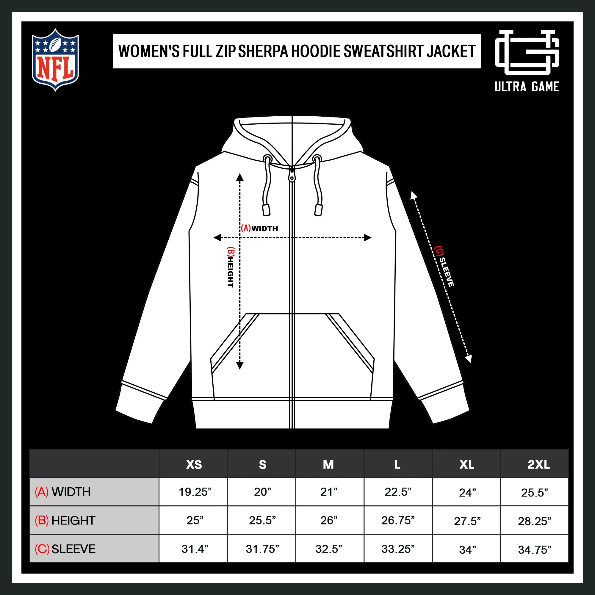 NFL Official Women's Full Zip Super Soft Sherpa Hoodie Sweatshirt Jacket - Warm Fleece Blend|Miami Dolphins