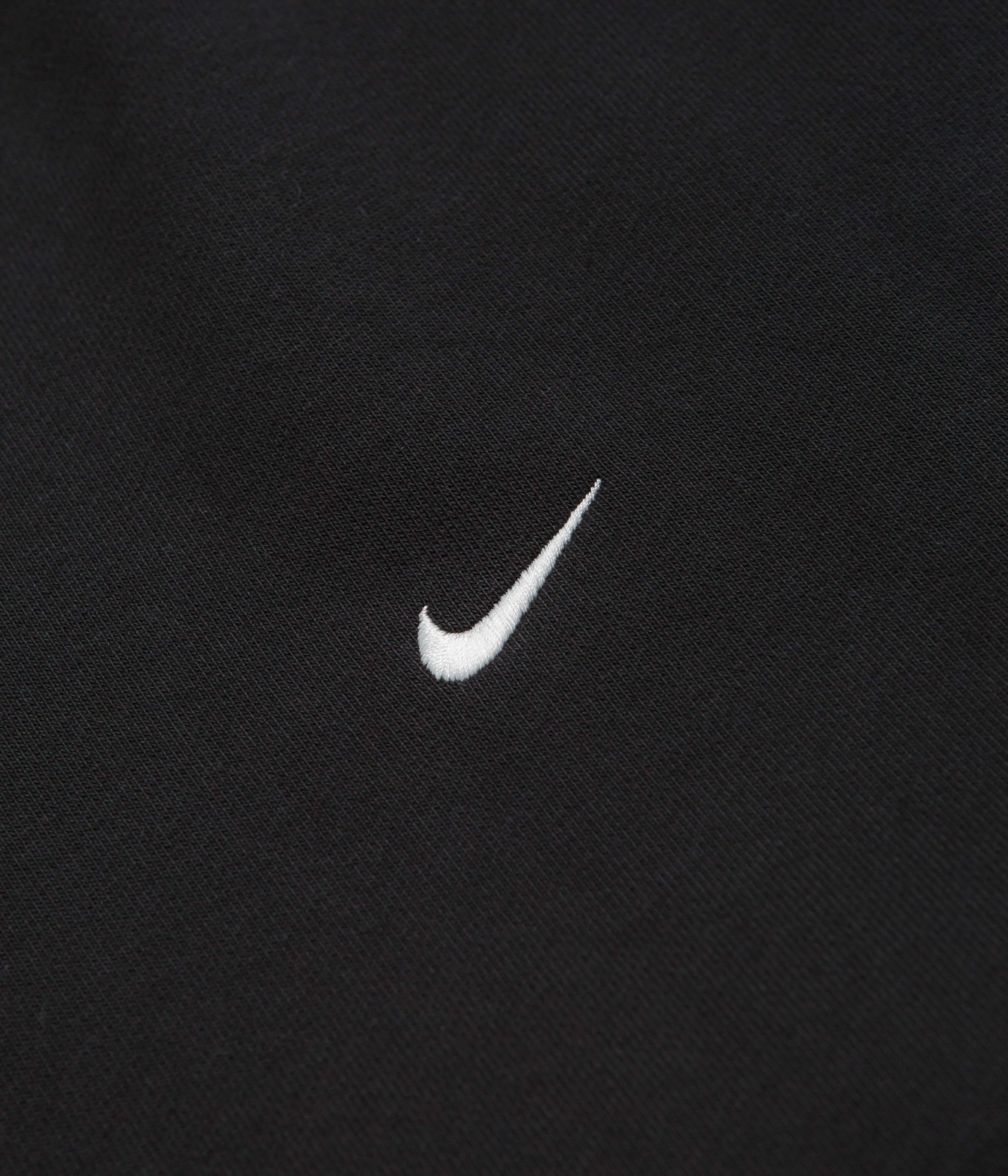 Nike Solo Swoosh Crewneck Sweatshirt - Black / White