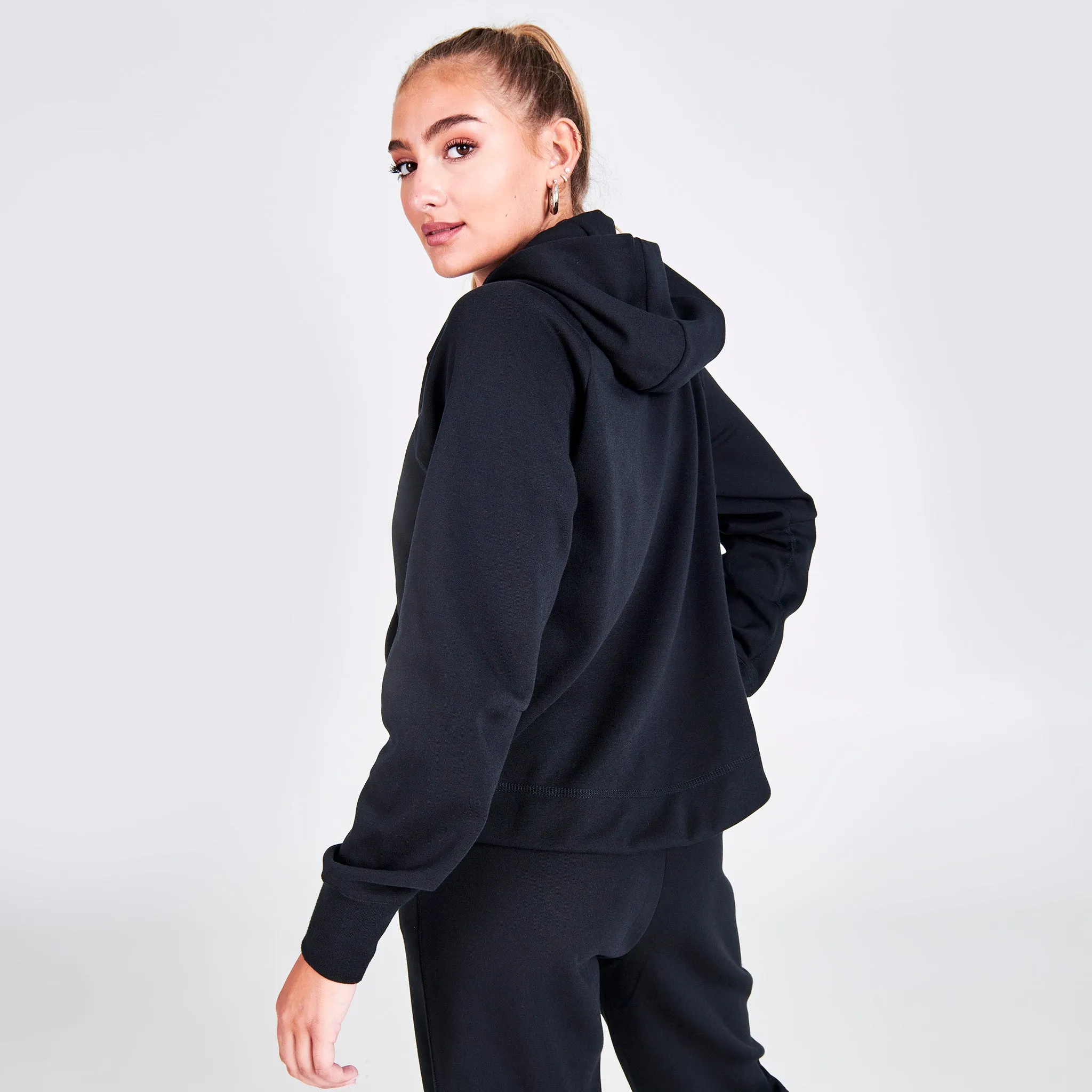 Nike Sportswear Women's Tech Fleece Windrunner Full-Zip Hoodie Black / Black