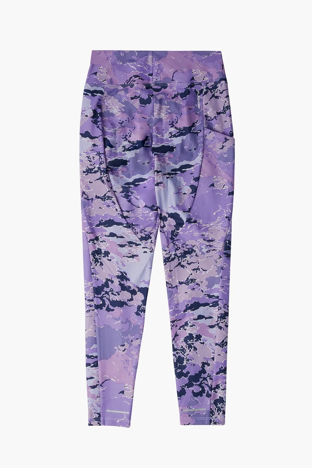 North Face On Mountain Girls Leggings - Sweet Lavender Camo (Size 4/5 left)