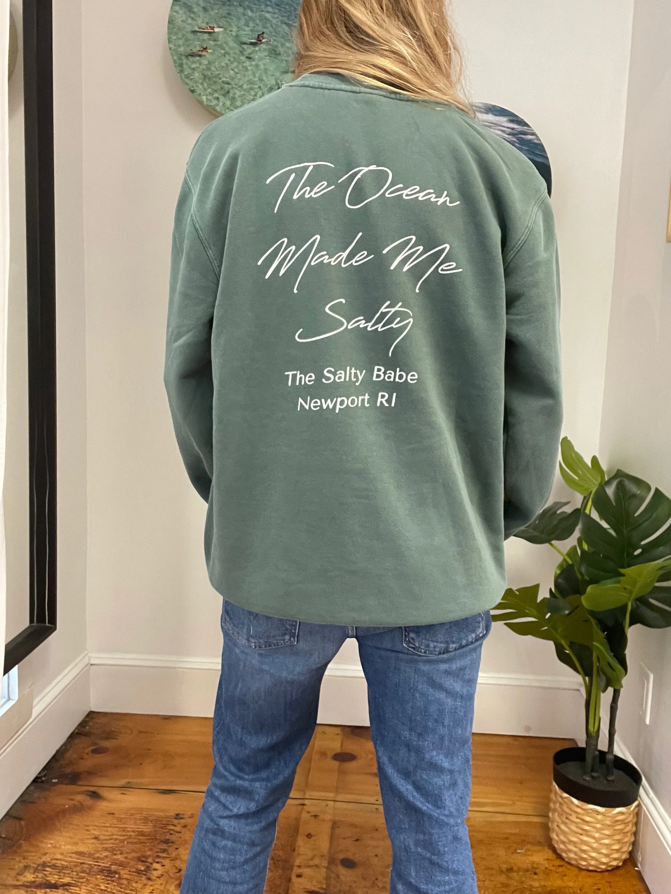 OMMS PD Crew Fleece - Green