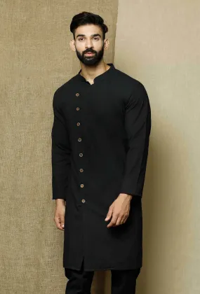 Onyx  Cotton Overlap Kurta