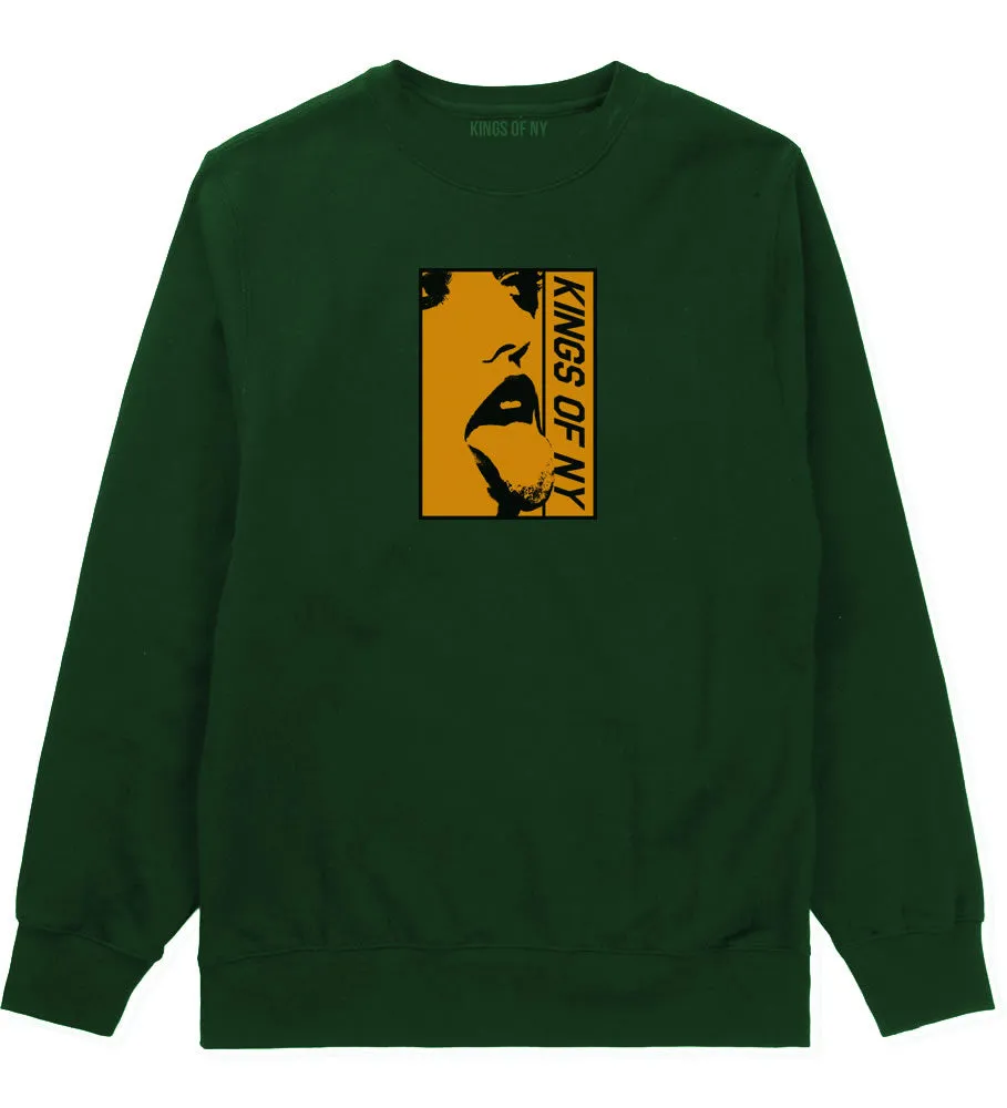 Open Minded Mens Crewneck Sweatshirt