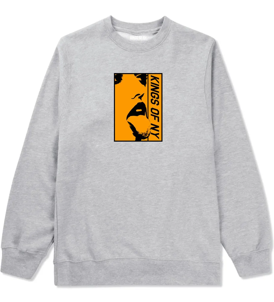 Open Minded Mens Crewneck Sweatshirt