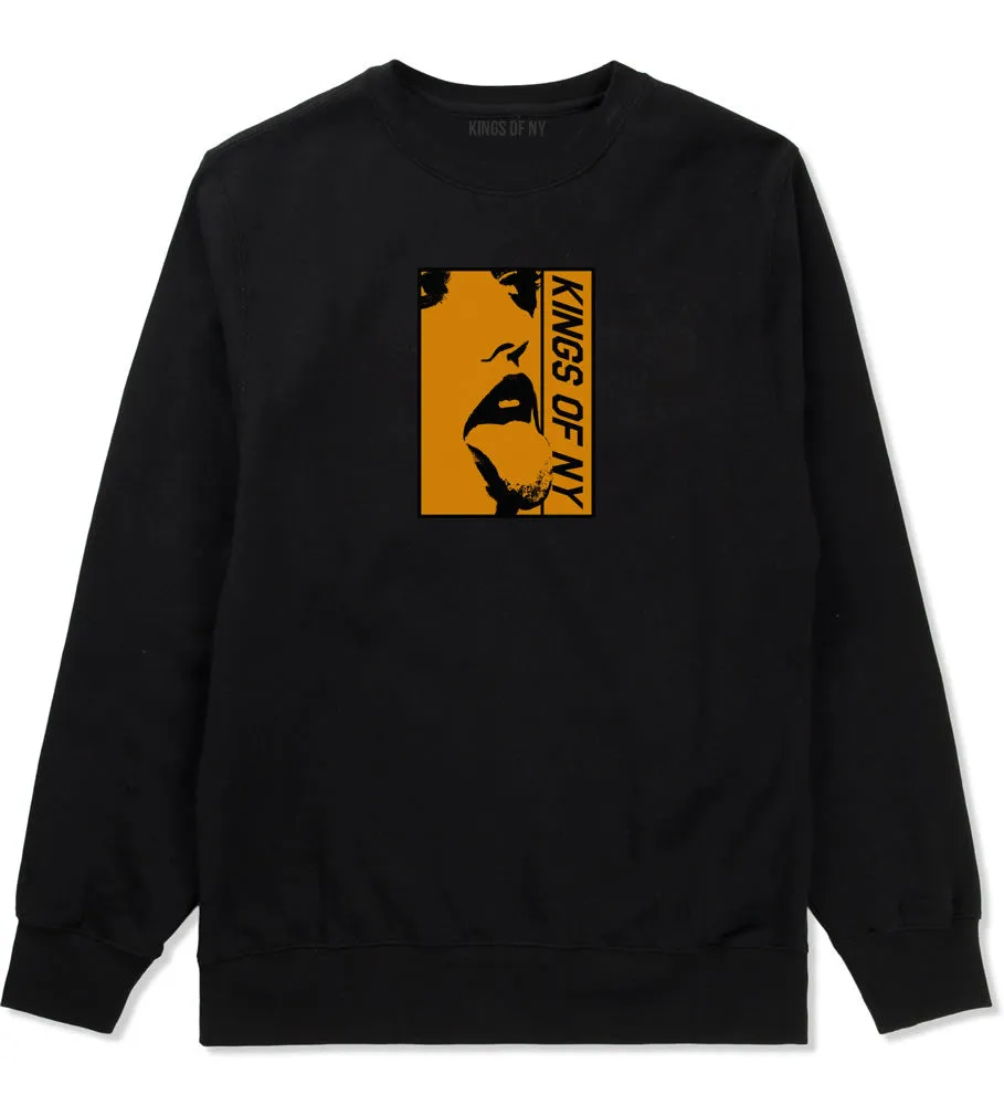 Open Minded Mens Crewneck Sweatshirt