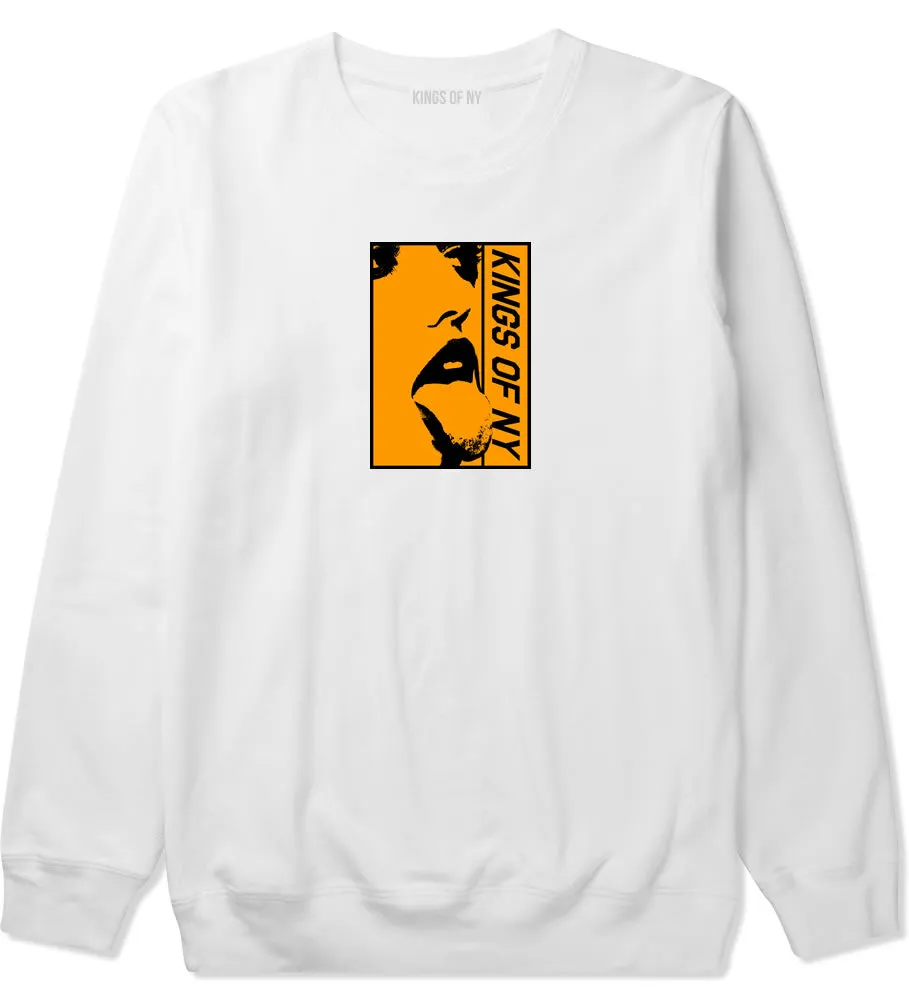 Open Minded Mens Crewneck Sweatshirt