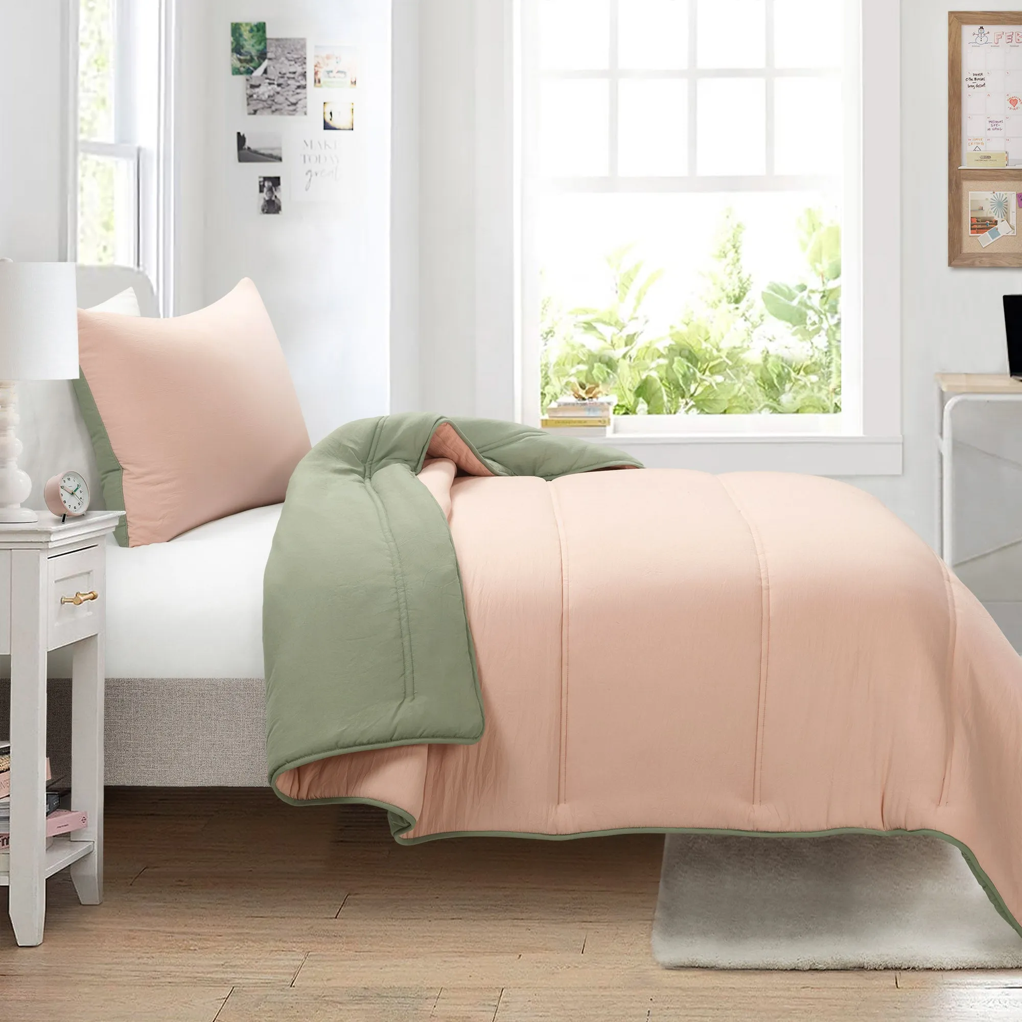 Oslo Soft Reversible Quilted Comforter Set