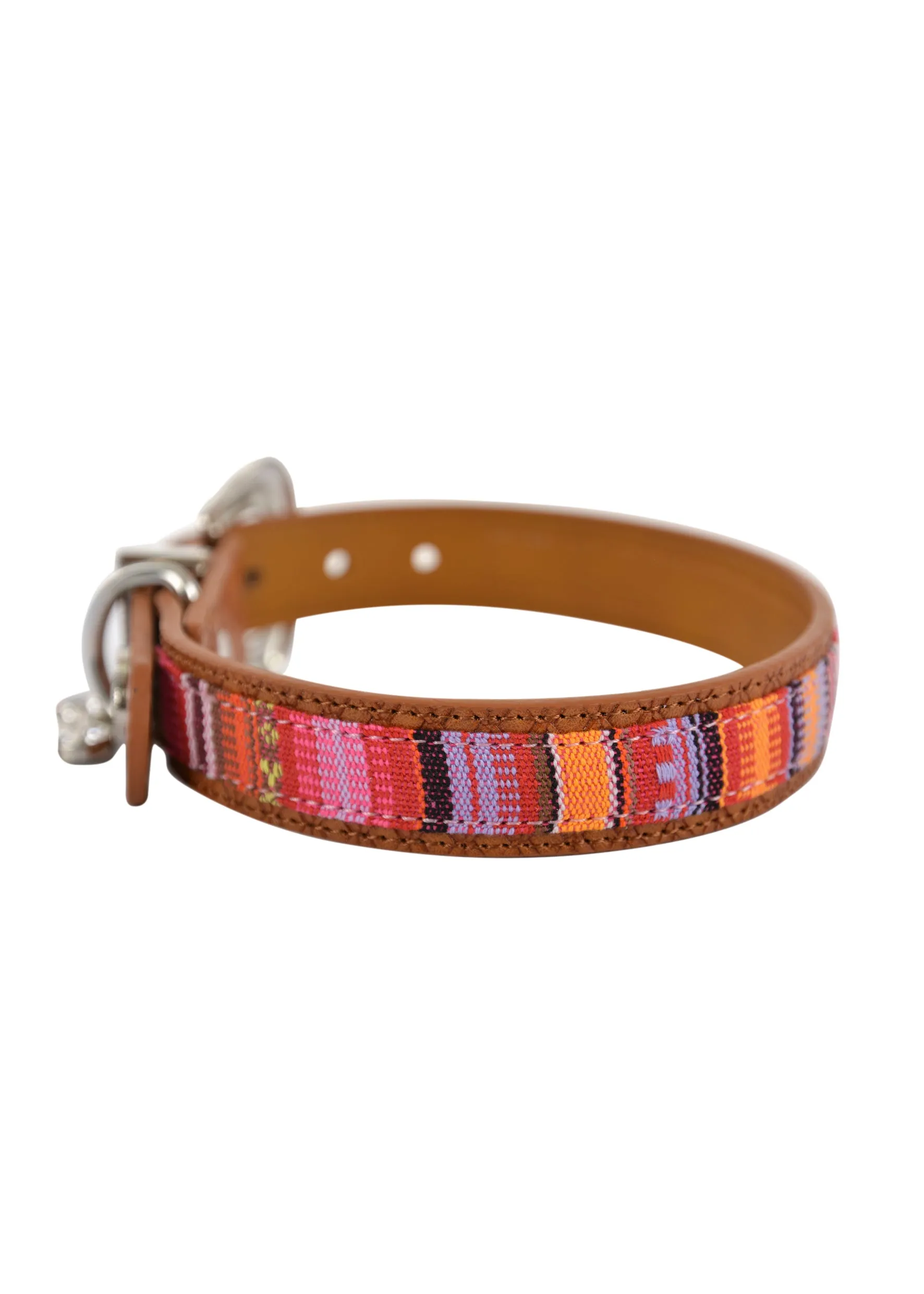 P2W2943CLR Pure Western Reece Dog Collar Flame