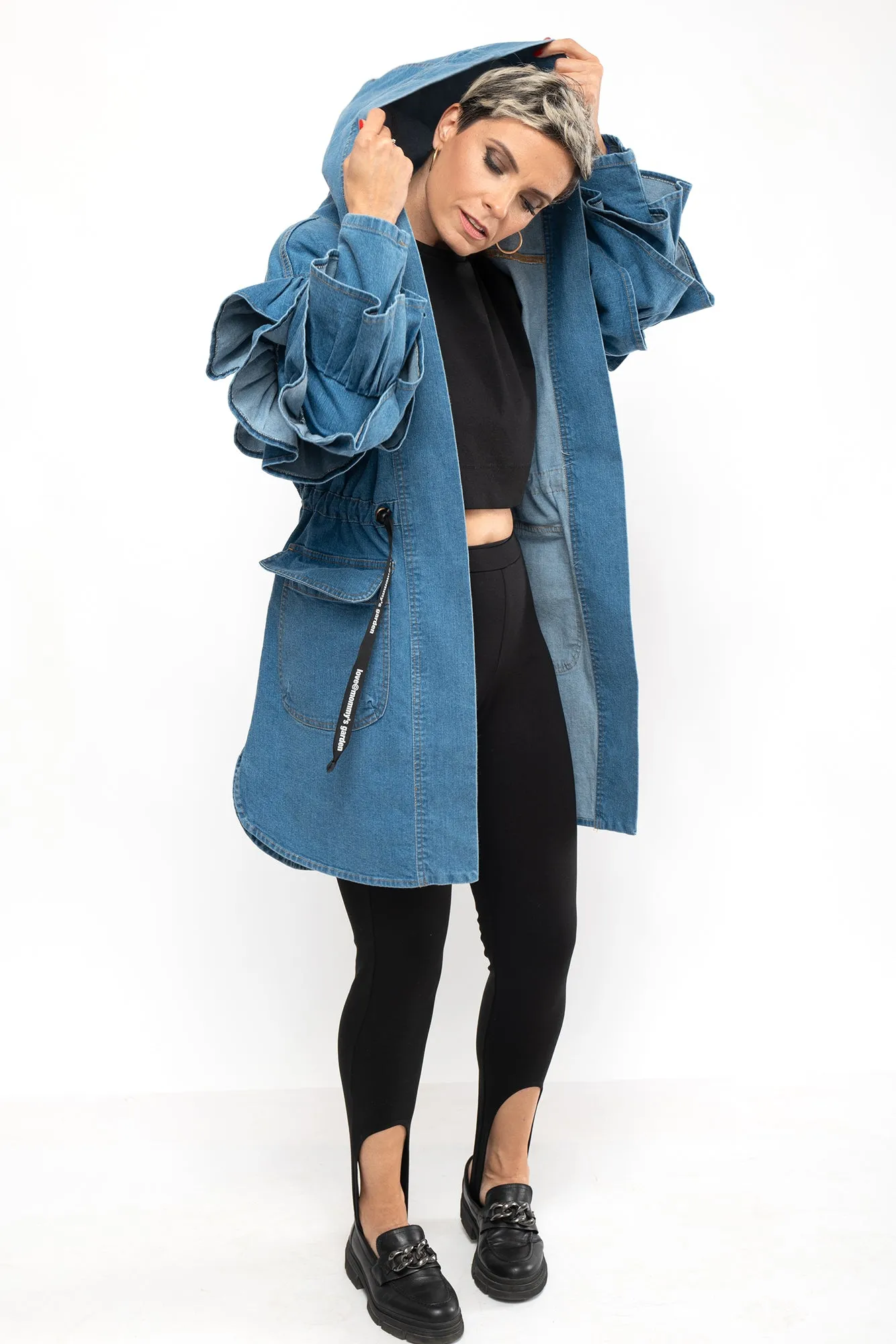 Parka Sweety blue denim