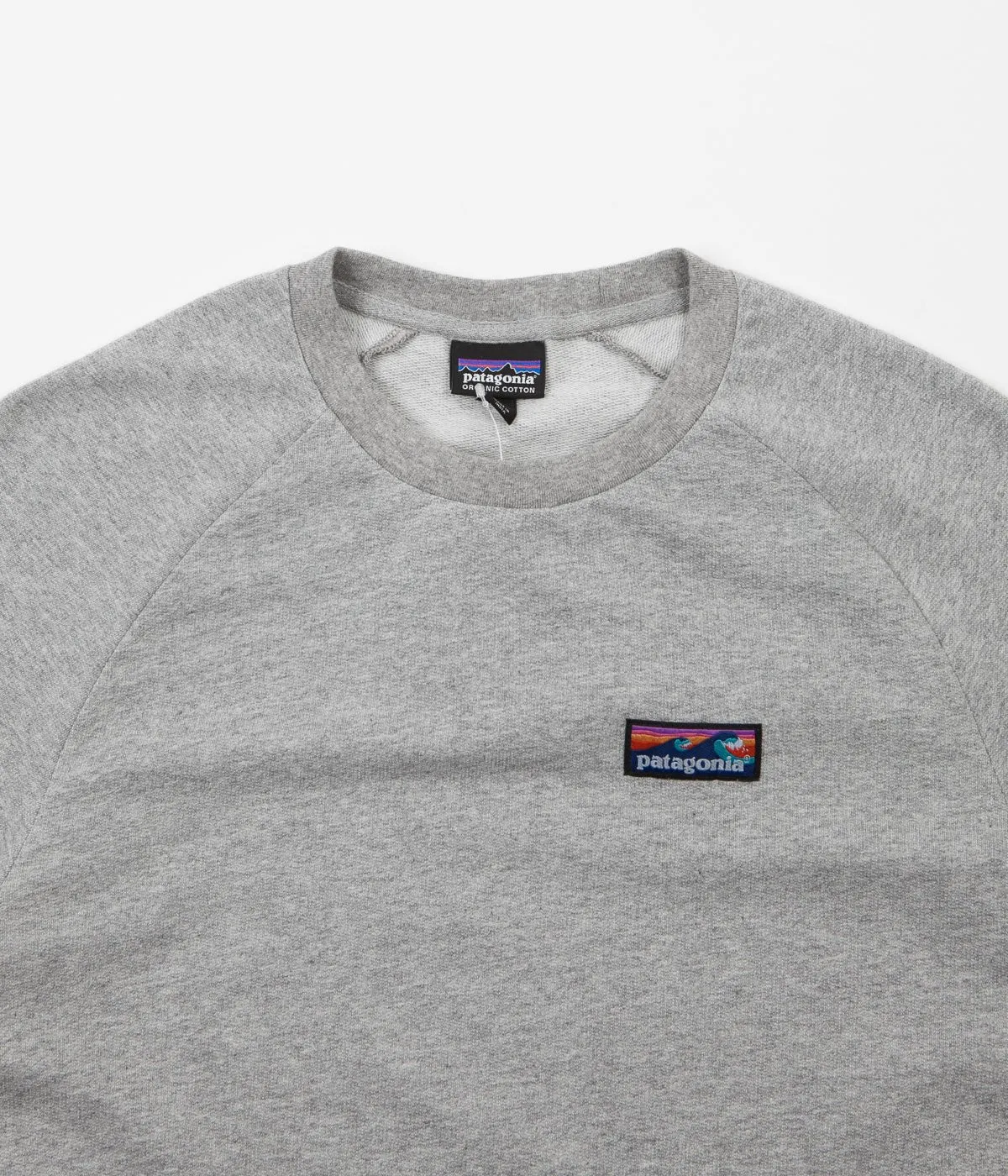 Patagonia Board Short Label Crewneck Sweatshirt - Feather Grey