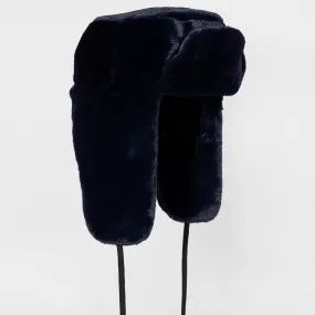 Paul Smith - Women's Faux Fur Trapper Hat in Navy